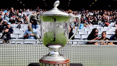 The Bledisloe Cup. AFP