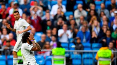 Real Madrid's Brazilian defender Marcelo sums up his side's emotions. AFP