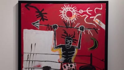 The Ring, Jean-Michel Basquiat, 1981 (Courtesy: Gallery Enrico Navarra)
