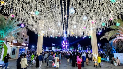 Crowds enjoy the Sheikh Zayed Heritage Festival on New Year's Eve