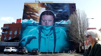 The city of Bristol, famous for its street art, did not disappoint on the occasion of Greta Thunberg's visit. Reuters