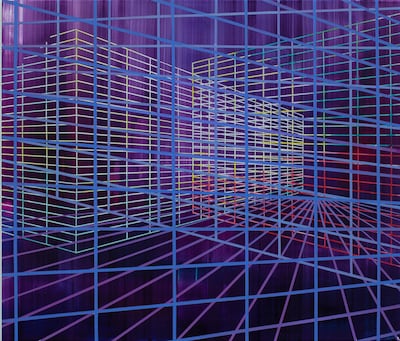 Driss Ouadahi's third solo show at Lawrie Shabibi traces the progression of his practice, which looks at urban landscapes and space, over the last 15 years. Courtesy of Lawrie Shabibi