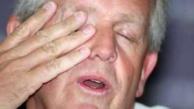 Colin Montgomerie speaking at yesterday's pro-am event at Gleneagles.