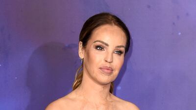 Philanthropist, television presenter and former model Katie Piper at the screening in Leicester Square in London. Getty Images.