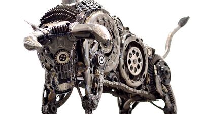'Bull' is among more than 90 exhibits. Al Tayer Motors