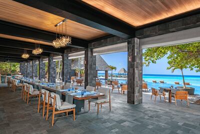 Manzaru at Anantara Kihavah Maldives Villas serves Italian, Mediterranean and regional dishes. Photo: Anantara