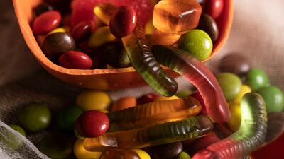 Jack-o'-lantern pinata from The Cake Boutique.