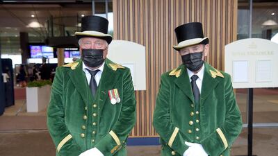 A general view of Ascot officials during Royal Ascot 2021 at Ascot Racecourse in Ascot, England. Getty Images