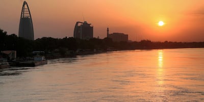 The Nile in Khartoum. AFP