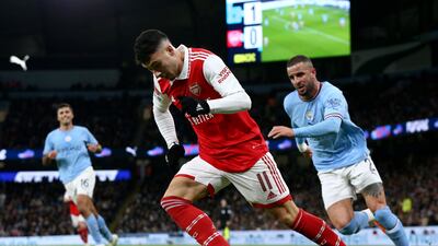 Gabriel Martinelli (Trossard 66') - 5. Failed to have the same impact as Trossard and although he was busy, never enough to worry Man City. EPA