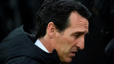 Arsenal head coach Unai Emer. AFP
