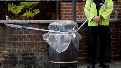 Officials said that a police officer was tested for possible medical problems related to the recent Novichok nerve agent incident. Matt Dunham/ AP Photo