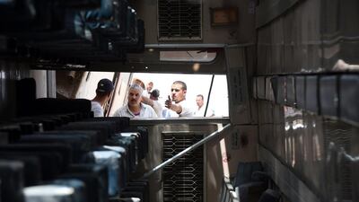 Tunisians searching for survivors.