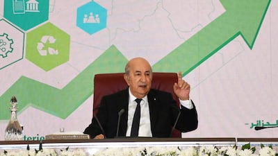 Algerian President Abdelmadjid Tebboune. Photo: Algerian Presidency
