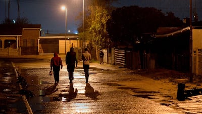 A suburb in Cape Town. Citizens are suffering as South Africa's economy is squeezed. AFP