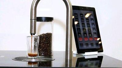 The Top Brewer by Scanomat was one of the attractions at the Gulfood conference. Jeffrey E Biteng / The National