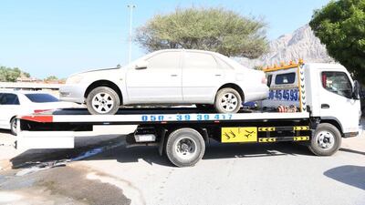 A total of 31 cars have been seized in the first week of a police crackdown in RAK. Courtesy RAK Police