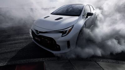 The Toyota GR Corolla seems to be an excitable beast. All photos: Toyota