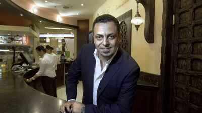 Fayez Al Nusari, the founder of Mandicilious, says the restaurant’s centralised kitchen cooks up to 6,000 meals a day. Jaime Puebla / The National