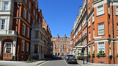 Balfour Place in Mayfair, central London. Alamy