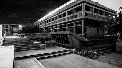 The Institute of Indology in Ahmedabad was designed to house ancient manuscripts, a research centre and eventually, a museum. Photo: Sangath