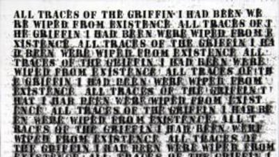 Detail from Genn Ligon's Black Like Me #2 (1992), one of several works by black artists on display in the Obama White House.