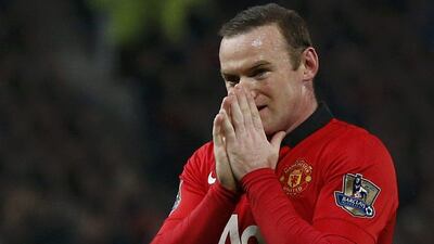 Wayne Rooney and Manchester United host the first Champions League quarter-final leg against Bayern Munich on Tuesday April 1, 2014 at Old Trafford. Phil Noble / Reuters