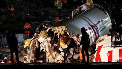 First responders and paramedics work at the site. Reuters