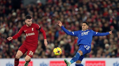 Andy Robertson 5 - Sloppy at times with his passing that almost gifted a significant chance to Leicester. Replaced after picking up an injury. PA