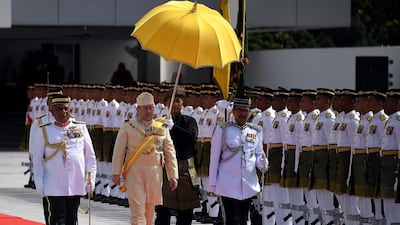 Under a unique system maintained since Malaysia’s independence from Britain in 1957, nine hereditary state rulers take turns as the country’s king for five-year terms. Manan Vatsyana / AFP Photo