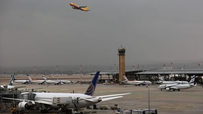 Israel's Ben Gurion Airport in Lod, east of Tel Aviv. AFP
