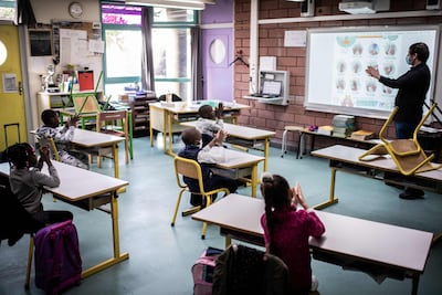 The study highlights the effects of Germany's lockdown measures on students' emotional and academic well-being. AFP