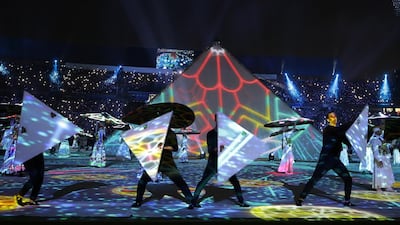 Dancers perform during the opening ceremony before the the opening match of the 2019 Africa Cup of Nations between Egypt and Zimbabwe at Cairo International Stadium in Cairo. EPA