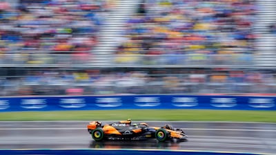Lando Norris hits top speed. Reuters