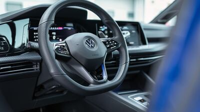 Volkswagen has digitalised most of the displays and controls in the R