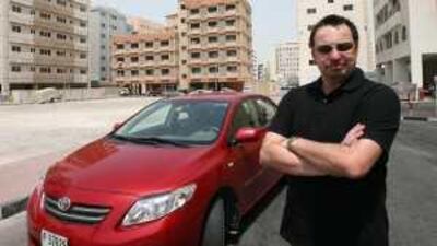 Simon Clough, who rents his Toyota for Dh2,000 a month, has found little reason to buy a car since moving to Dubai six years ago.