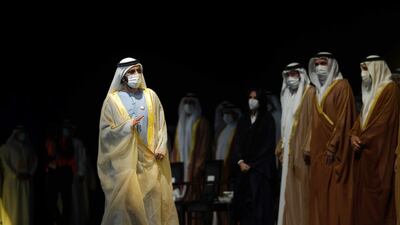 Sheikh Mohammed bin Rashid, Vice President and Ruler of Dubai, attended a ceremony for the Mohammed bin Rashid Government Excellence Awards on Thursday at Expo 2020 Dubai. Photo: Dubai Media Office