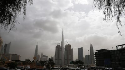 Rain is expected in Dubai over the weekend. Pawan Singh / The National