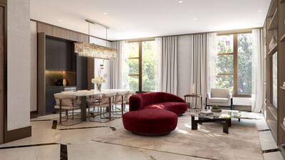 The building's meeting room.