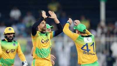 The Sharjah stadium witnessed the birth of T10 cricket. Chris Whiteoak / The National