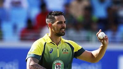 Australia's Mitchell Johnson looks fully recovered from his rib injury suffered during the tour of Zimbabwe. Francois Nel / Getty Images