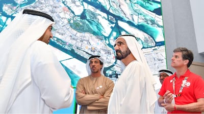 Sheikh Mohammed bin Rashid and Sheikh Mansour visited the Special Olympics World Games Abu Dhabi 2019.