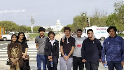 The students got the chance to explore Washington DC and Baltimore. Courtesy American International School in Abu Dhabi