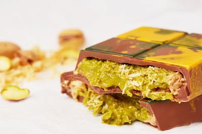 The kunafa-inspired chocolate bar has spawned a number of copycats. @fixdessertchocolatier / Instagram