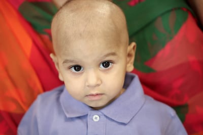 Hamdan has received a bone marrow transplant to treat a rare genetic disease. Chris Whiteoak / The National