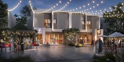 The townhouses at Al Deem include three and four-bedroom residences. Photo: Aldar