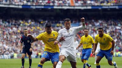 Real Madrid's Cristiano Ronaldo. AP Photo