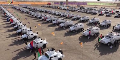 Egyptian forces parading in Somalia. President El Sisi's country faces challenges in several neighbouring states. Photo: Egyptian Armed Forces