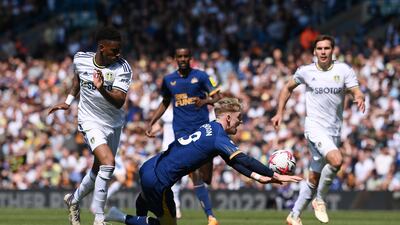 Junior Firpo 3: Scythed down by Joelinton to earn Leeds penalty. Unfortunate slip allowed Isak through on goal only for Wober to chop down Swede. Booked for reckless late tackle on Guimaraes. Ludicrous handball led to second Newcastle penalty. Sent-off for bringing down Gordon in injury-time. Getty