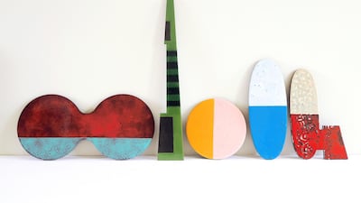 Lubna Chowdhary's work of glazed ceramics titled 'Captain of My Spaceship' is one of the works available for viewing online through Alserkal Avenue's new virtual platform. Courtesy the artist and Green Art Gallery, Dubai